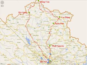 Field trip map, credits to Lam Son